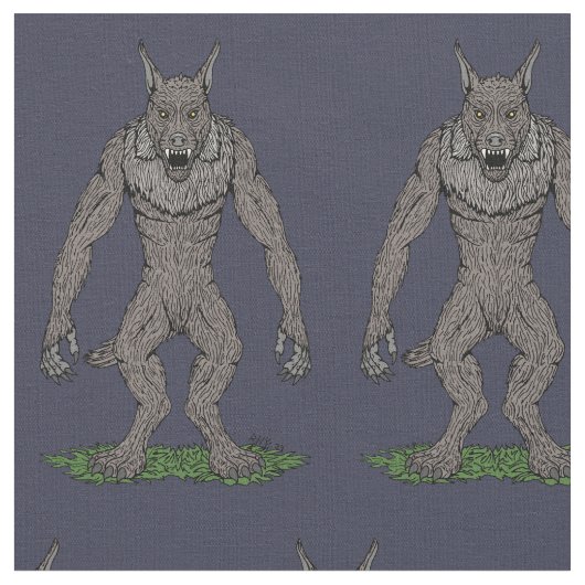 Dogman Cryptid of Weerwolf Stof (Close Up)