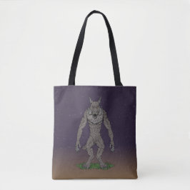 Dogman Cryptid of Weerwolf Tote Bag