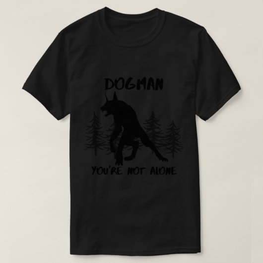 Dogman Cryptid Sticker1 T-shirt (Design voorkant)