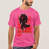 Dogman van Amerika Rode Wolf Monster Weerwolf Skin T-shirt (Voorkant)