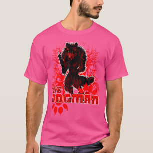 Dogman van Amerika Rode Wolf Monster Weerwolf Skin T-shirt