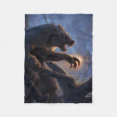 Dogman van Michigan Fleece Deken (Voorkant)