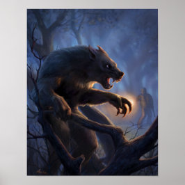 Dogman van Michigan Poster