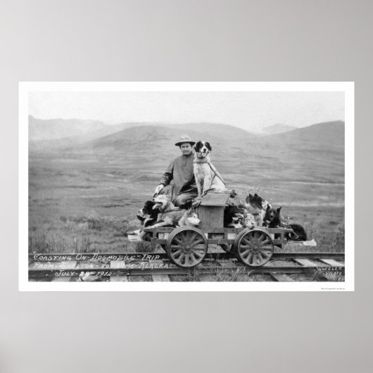 Dogmobile Trip Alaska 1912 Poster (Voorkant)