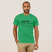 dognista woordenboek over grappig shirt van hondsh (Voorkant volledig)