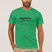 dognista woordenboek over grappig shirt van hondsh (Voorkant)