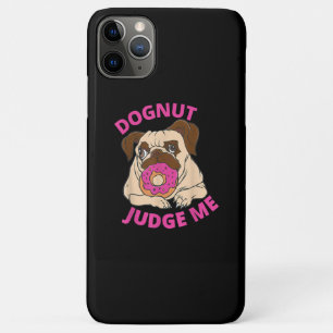 Dognut Rechter Pug Dog eet Donut Case-Mate iPhone Case