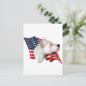Dogo Argentijnse vlag Briefkaart (Staand voorkant)