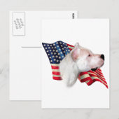 Dogo Argentijnse vlag Briefkaart (Voorkant / Achterkant)