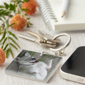 Dogo Argentino afspelen Sleutelhanger (Voorkant Rechts)