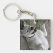 Dogo Argentino afspelen Sleutelhanger (Voorkant)