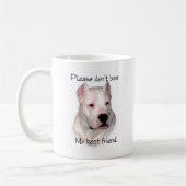 Dogo Argentino Anti-BSL Koffiemok (Links)