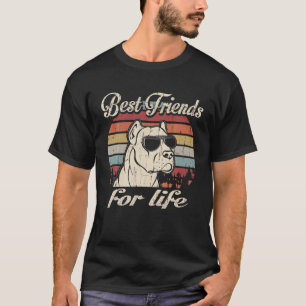 Dogo Argentino Best Friends for Life Funny T-shirt