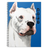 Dogo Argentino Color Block Notitieboek (Voorkant)