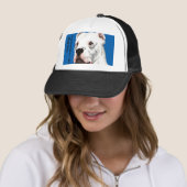 Dogo Argentino Color Block Trucker Pet (In situ)