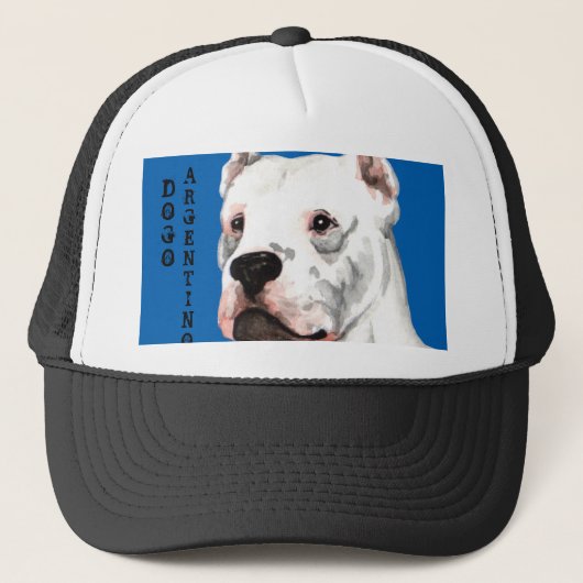 Dogo Argentino Color Block Trucker Pet (Voorkant)