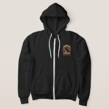 Dogo Argentino Dames zwarte Full-Zip Hoodie 2024