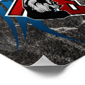 Dogo Argentino de jager Poster (Hoek)