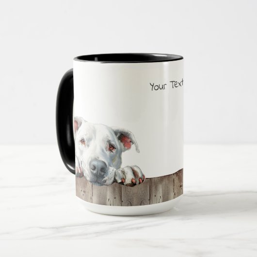 Dogo Argentino Dog Mok (Voorkant links)