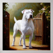 Dogo Argentino Dog Poster (Voorkant)