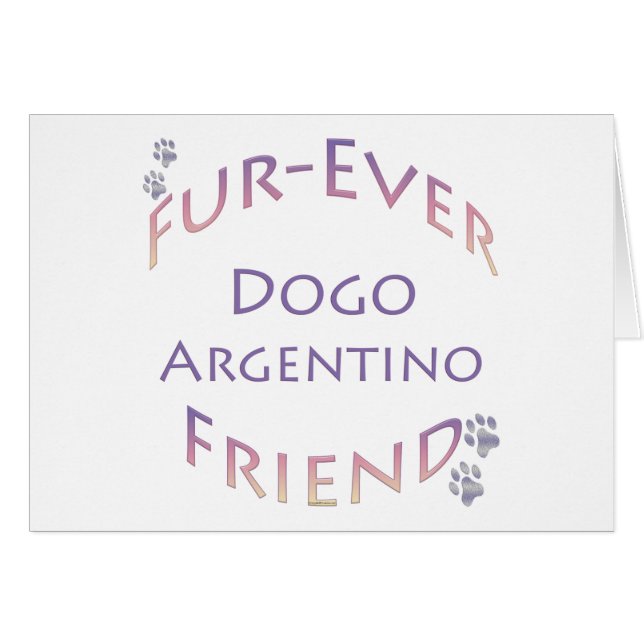 Dogo Argentino Furever (Voorkant Horizontaal)