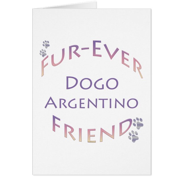 Dogo Argentino Furever (Voorkant)