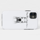 Dogo Argentino Gelukkig Gezicht Case-Mate iPhone Case (Achterkant (horizontaal))