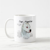 Dogo Argentino Geschiedenisontwerp Koffiemok (Links)
