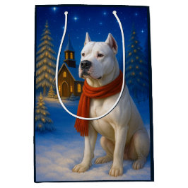 Dogo Argentino Hond Vakantie Medium Cadeauzakje