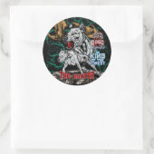 DOGO ARGENTINO - Hunter - King of Forest Ronde Sticker (Tas)