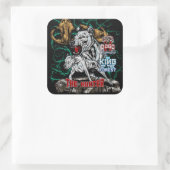 DOGO ARGENTINO - Hunter - King of Forest Vierkante Sticker (Tas)