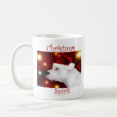 Dogo Argentino Kerst Geest Koffiemok (Links)