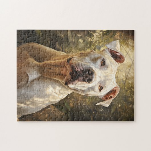 Dogo Argentino Legpuzzel (Horizontaal)