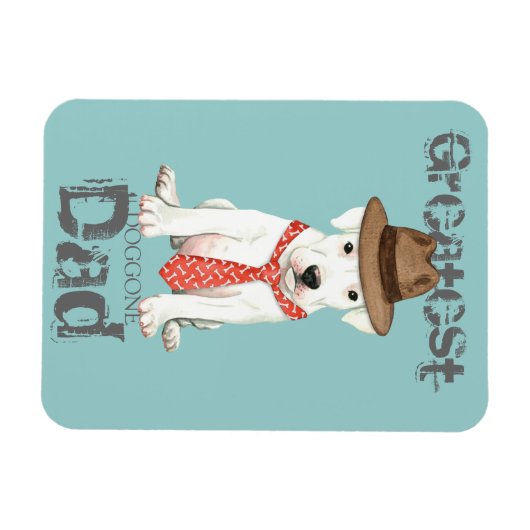 Dogo Argentino Magneet (Horizontaal)