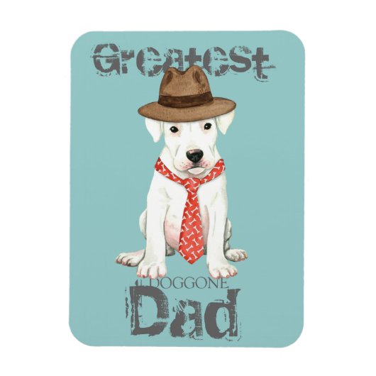 Dogo Argentino Magneet (Verticaal)