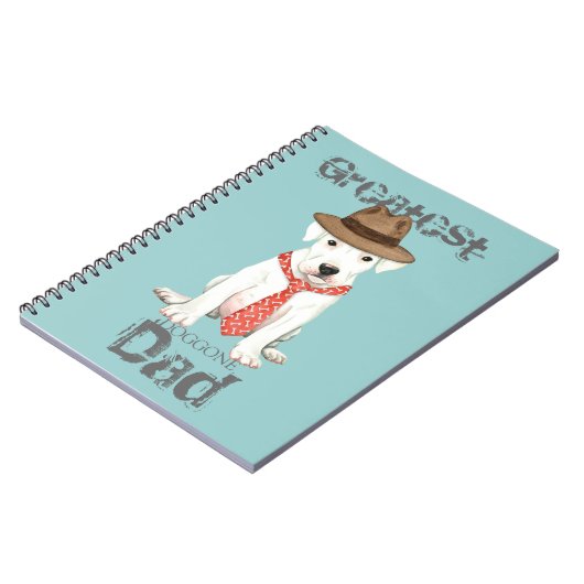 Dogo Argentino Notitieboek (Linkerzijde)