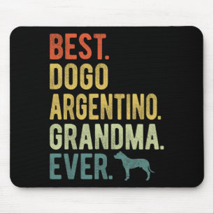 Dogo Argentino Oma Ooit Hondenliefhebbers Moeder's Muismat