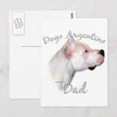 Dogo Argentino Pap 2 Briefkaart (Voorkant / Achterkant)