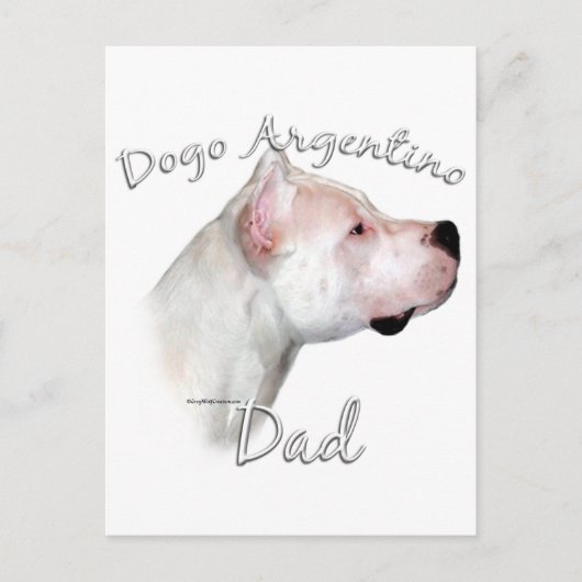 Dogo Argentino Pap 2 Briefkaart (Voorkant)