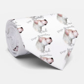 Dogo Argentino Pap 2 Stropdas (Opgerold)