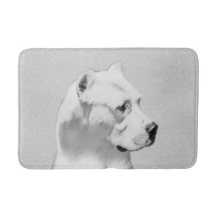 Dogo Argentino schilderen - Oorspronkelijke honden Badmat