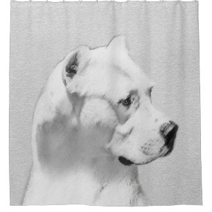 Dogo Argentino schilderen - Oorspronkelijke honden Douchegordijn