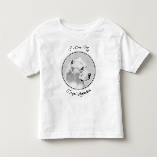 Dogo Argentino schilderen - Oorspronkelijke honden Kinder Shirts (Voorkant)