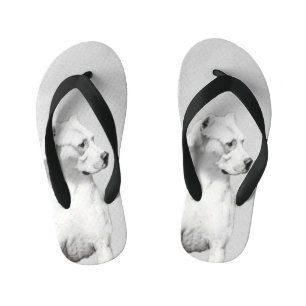 Dogo Argentino schilderen - Oorspronkelijke honden Kinder Teenslippers