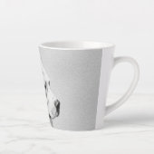 Dogo Argentino schilderen - Oorspronkelijke honden Latte Mok (Rechts)