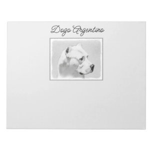 Dogo Argentino schilderen - Oorspronkelijke honden Notitieblok