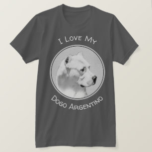 Dogo Argentino schilderen - Oorspronkelijke honden T-shirt