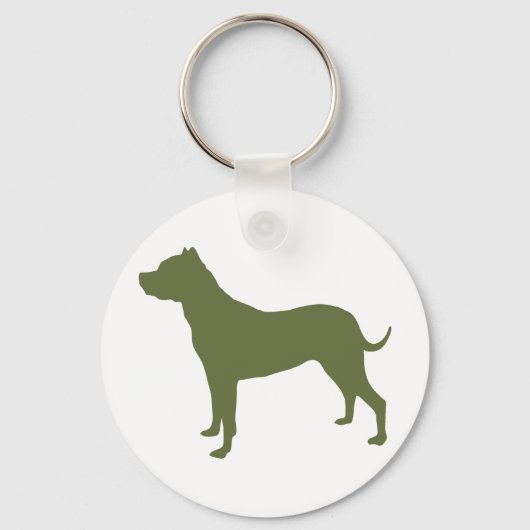 Dogo Argentino Sleutelhanger (Voorkant)