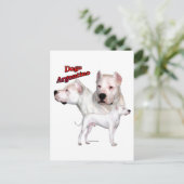 Dogo Argentino Trio 2 Briefkaart (Staand voorkant)