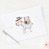 Dogo Argentino Trio 2 - Sticker (Envelop)